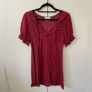 Auguste the Label red mini dress, size US 8